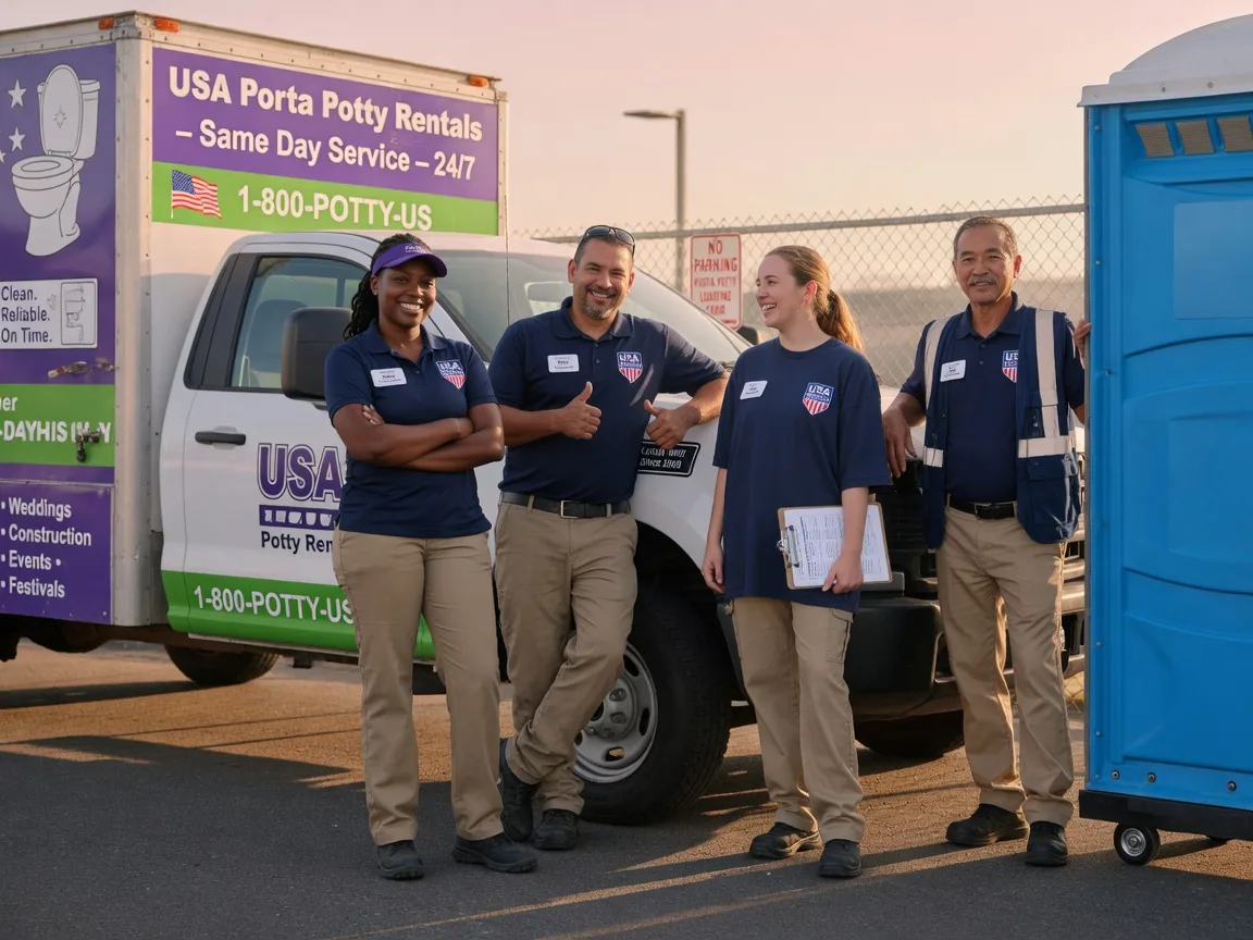 Porta Potty Rental company in Lemoore, CA